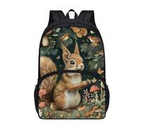 dfjdhegj 17 Inch Print Backpacks for Girls Boys Elementary Student Cute Raccoon Backpack for Kids Large School Bag Front Pocket Padded Straps Lightweight Black Casual Bookbag