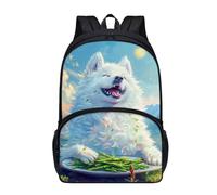 dfjdhegj 17 Inch Print Backpacks for Girls Boys Elementary Student Cute Raccoon Backpack for Kids Large School Bag Front Pocket Padded Straps Lightweight Black Casual Bookbag