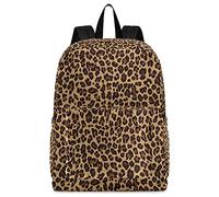 dfjdhegj Animal Leopard Print Casual Polyester Laptop Backpack Large Daypack for Business Sport Travel School Bookbags