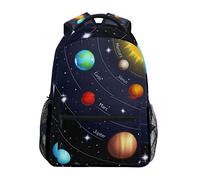 dfjdhegj Backpack Universe Space Galaxy Solar System Shoulder Bag Daypack Travel Hiking for Boys Girls Men Women