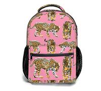 dfjdhegj Blue Red Fire Water Wolf Backpack for Boys Girls Casual Basic Kids Bookbag Lightweight School Bag for Teens Students Travel Daypack