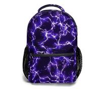 dfjdhegj Blue Red Fire Water Wolf Backpack for Boys Girls Casual Basic Kids Bookbag Lightweight School Bag for Teens Students Travel Daypack