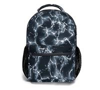 dfjdhegj Blue Red Fire Water Wolf Backpack for Boys Girls Casual Basic Kids Bookbag Lightweight School Bag for Teens Students Travel Daypack