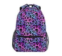 dfjdhegj Bookbags Laptop Backpack for High School Women Men Salmon Leopard Cheetah Travel College Casual Shoulder Daypack