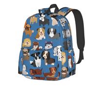 dfjdhegj Cartoon Duckies Laptop Backpack For Men Women, Cute Rubber Ducks Lightweight Daypack Bookbag For Daily Commutes Business Travel Hiking