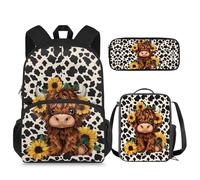 dfjdhegj Crocodile Backpack for School Boys 6-7/10-12/5-6/8-9 Lunch Box Kids Elementary Schoolbag Lunch Bag Pencil Case 15 Inch Book Bag for Girls 2nd Grade Back Pack Lunchbox Pencil Case Set