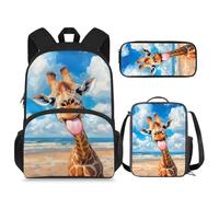 dfjdhegj Crocodile Backpack for School Boys 6-7/10-12/5-6/8-9 Lunch Box Kids Elementary Schoolbag Lunch Bag Pencil Case 15 Inch Book Bag for Girls 2nd Grade Back Pack Lunchbox Pencil Case Set