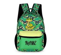 dfjdhegj Custom Cute Mermaid Tai Kid Backpack Personalized Kid's Name Text Children School Bag Customized Bookbag Backpack for Boys Girls Student