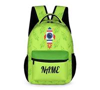 dfjdhegj Custom Cute Mermaid Tai Kid Backpack Personalized Kid's Name Text Children School Bag Customized Bookbag Backpack for Boys Girls Student