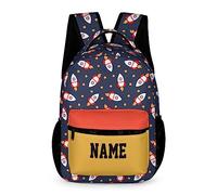 dfjdhegj Custom Cute Mermaid Tai Kid Backpack Personalized Kid's Name Text Children School Bag Customized Bookbag Backpack for Boys Girls Student