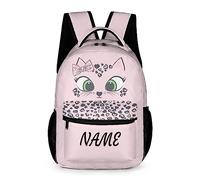 dfjdhegj Custom Cute Mermaid Tai Kid Backpack Personalized Kid's Name Text Children School Bag Customized Bookbag Backpack for Boys Girls Student