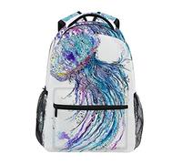 dfjdhegj Custom Mermaid Unicorn Cat School Backpack Personalized Your Name Text Bookbag for Boys Girls Elementary School Casual Travel Bag Computer Laptop Daypack