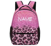 dfjdhegj Custom Orange Tie Dye Backpack Personalized Name Text Backpack Daypacks Customized BookBags School Bag for Student Boys Girls