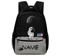 dfjdhegj Custom Orange Tie Dye Backpack Personalized Name Text Backpack Daypacks Customized BookBags School Bag for Student Boys Girls