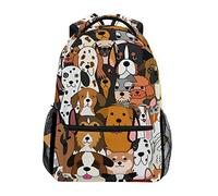 dfjdhegj Cute Doodle Dog Print Animal Large Backpack for Kids Boys Girl School Personalized LaptopTablet Travel School Bag Multiple Pockets