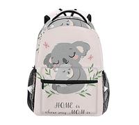 dfjdhegj Cute Koala Bookbag for Boys Girls, School Backpack Elemantary School Casual Travel Bag Computer Laptop Daypack One Size
