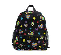 dfjdhegj Cute Puppy Dog Kids Backpack for Boys Girls Toddler Backpack Chest Strap Name Tag Preschool Backpack 3-8 Years Old