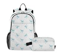 dfjdhegj Dragon Kids Backpack for Girls Boys School Bookbag Insulated Lunch Box for Elementary Students Middle School Teen Girls Backpacks