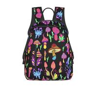 dfjdhegj Goth Mushroom Backpack Bookbag Laptop Backpacks Multipurpose Daypack For Boys Girls School Men Women Picnic Travel Hiking