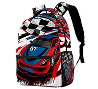 dfjdhegj Green Alien UFO Moon Outer Space Galaxy Casual School Backpack For Teen Girls Boys, Shoulder Bag For Men Women