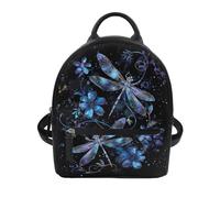 dfjdhegj Green Axolotl Backpack for Women Teenager Purse Small Leather Backpacks Lightweight Shoulder Bag Daypack for Travel Party Favor Beach Sackpack Daypack