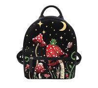 dfjdhegj Green Axolotl Backpack for Women Teenager Purse Small Leather Backpacks Lightweight Shoulder Bag Daypack for Travel Party Favor Beach Sackpack Daypack