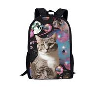 dfjdhegj Green Kids Animal Wolf Backpack for Boys Girls Lightweight Comfy Padded Elementary School Backpack 17 Inch Novelty Student Child Personalized Bookbag