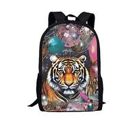 dfjdhegj Green Kids Animal Wolf Backpack for Boys Girls Lightweight Comfy Padded Elementary School Backpack 17 Inch Novelty Student Child Personalized Bookbag