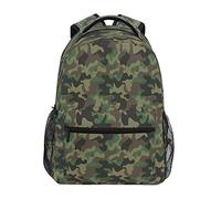 dfjdhegj Kids Camo Tactical Backpack, 16 inch, Unisex, Age 6-8, School, Outdoor, Camping, Cycling, Hunting, 11.5(L) x 8(W) x 16(H) inches, 21.9L, Polyester, Zipper Closure