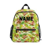 dfjdhegj Personalized Autism Awareness Colorful Puzzle Kids Backpack for Boys Girls Toddler Backpack Chest Strap Name Tag Preschool Backpack 3-8 Years Old