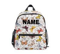 dfjdhegj Personalized Autism Awareness Colorful Puzzle Kids Backpack for Boys Girls Toddler Backpack Chest Strap Name Tag Preschool Backpack 3-8 Years Old