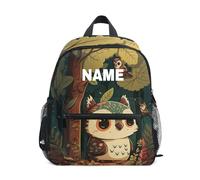 dfjdhegj Personalized Autism Awareness Colorful Puzzle Kids Backpack for Boys Girls Toddler Backpack Chest Strap Name Tag Preschool Backpack 3-8 Years Old