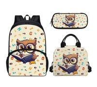 dfjdhegj Pink Hearts Sloth Strawberry Print Girls Backpack Set, Kids Backpacks Lunch Bag & Pencil Case, Kawaii Girls Bookbag School Bag for Elementary School