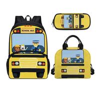 dfjdhegj Pink Hearts Sloth Strawberry Print Girls Backpack Set, Kids Backpacks Lunch Bag & Pencil Case, Kawaii Girls Bookbag School Bag for Elementary School