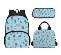 dfjdhegj Pink Hearts Sloth Strawberry Print Girls Backpack Set, Kids Backpacks Lunch Bag & Pencil Case, Kawaii Girls Bookbag School Bag for Elementary School