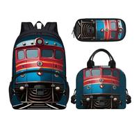 dfjdhegj Pink Hearts Sloth Strawberry Print Girls Backpack Set, Kids Backpacks Lunch Bag & Pencil Case, Kawaii Girls Bookbag School Bag for Elementary School