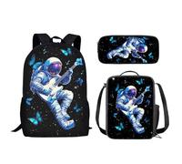 dfjdhegj School Backpack Set for Girls Boys, 3Pcs Kids Travel Backpack Bookbag Lunch Box Pencil Pouch Pen Case