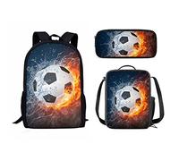 dfjdhegj School Backpack Set for Girls Boys, 3Pcs Kids Travel Backpack Bookbag Lunch Box Pencil Pouch Pen Case