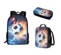 dfjdhegj School Backpack Set for Girls Boys, 3Pcs Kids Travel Backpack Bookbag Lunch Box Pencil Pouch Pen Case