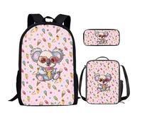 dfjdhegj Sloth Backpack Set for Boys 6-8 Lightweight Bookbag for Middle School Students Teens Shoulder Bag Adjustable Strap for Primary Elementary Middle School/Outdoor/Travel/Sports