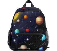 dfjdhegj Space Backpack for Kids, Neutral Preschool Toddler Bookbag Boy Girl, Childish Solar System Planets Kids Back Pack Kindergarten Children Bag Nursery Junior Primary Student Travel School Bag