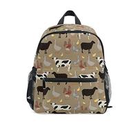 dfjdhegj Toddler Backpack Dog Border Collie School Bag Kids Backpacks for Kindergarten Preschool Nursery Girls Boys, M