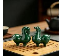 DFJLWKE Baby Horse Sculpture Statue, Ceramic Ornament, Horse Ornament 2pcs, Statues for Home Decor - Perfect Handicraft Gift for Horse Lovers
