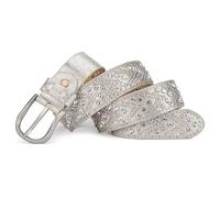 DFJOENVLDKHFE Belt for Jeans Ladies Belts Durable Design Fashionable Waist Accessories Everyday Use Stylish Belts for Women(105CM_White Silver)