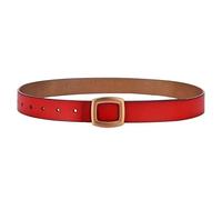 DFJOENVLDKHFE Belt for Jeans Ladies Belts Durable Design Fashionable Waist Accessories Everyday Use Stylish Belts for Women(110cm_Red)