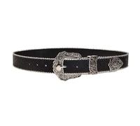 DFJOENVLDKHFE Belt for Jeans Ladies Belts Durable Design Fashionable Waist Accessories Everyday Use Stylish Belts for Women(80size-102cm_Black_2PCS)