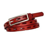 DFJOENVLDKHFE Belt for Jeans Ladies Belts Durable Design Fashionable Waist Accessories Everyday Use Stylish Belts for Women(100cm_Red)