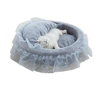 DFJOENVLDKHFE Cat Nest,Cosy Cat Cave Bed,Cat Hideaway,Cute Cat Cubby,Versatile Cat Bed For Privacy,Nap & Play,Fits Cats And Dogs(GRAY,40x32cm)