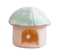 DFJOENVLDKHFE Cat Nest,Cosy Cat Cave Bed,Cat Hideaway,Cute Cat Cubby,Versatile Cat Bed For Privacy,Nap & Play,Fits Cats And Dogs(Green)