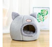 DFJOENVLDKHFE Cat Nest,Cosy Cat Cave Bed,Cat Hideaway,Cute Cat Cubby,Versatile Cat Bed For Privacy,Nap & Play,Fits Cats And Dogs(M 33X33X35cm)